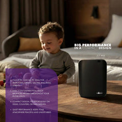 AROMELY residue-free diffusion ensures safe use around furniture and kids.