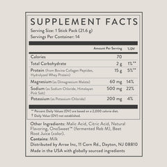 Arrae Clear Protein daily-use scene with glass and water