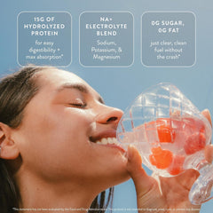 Arrae Clear Protein ingredients label highlighting a clean formula
