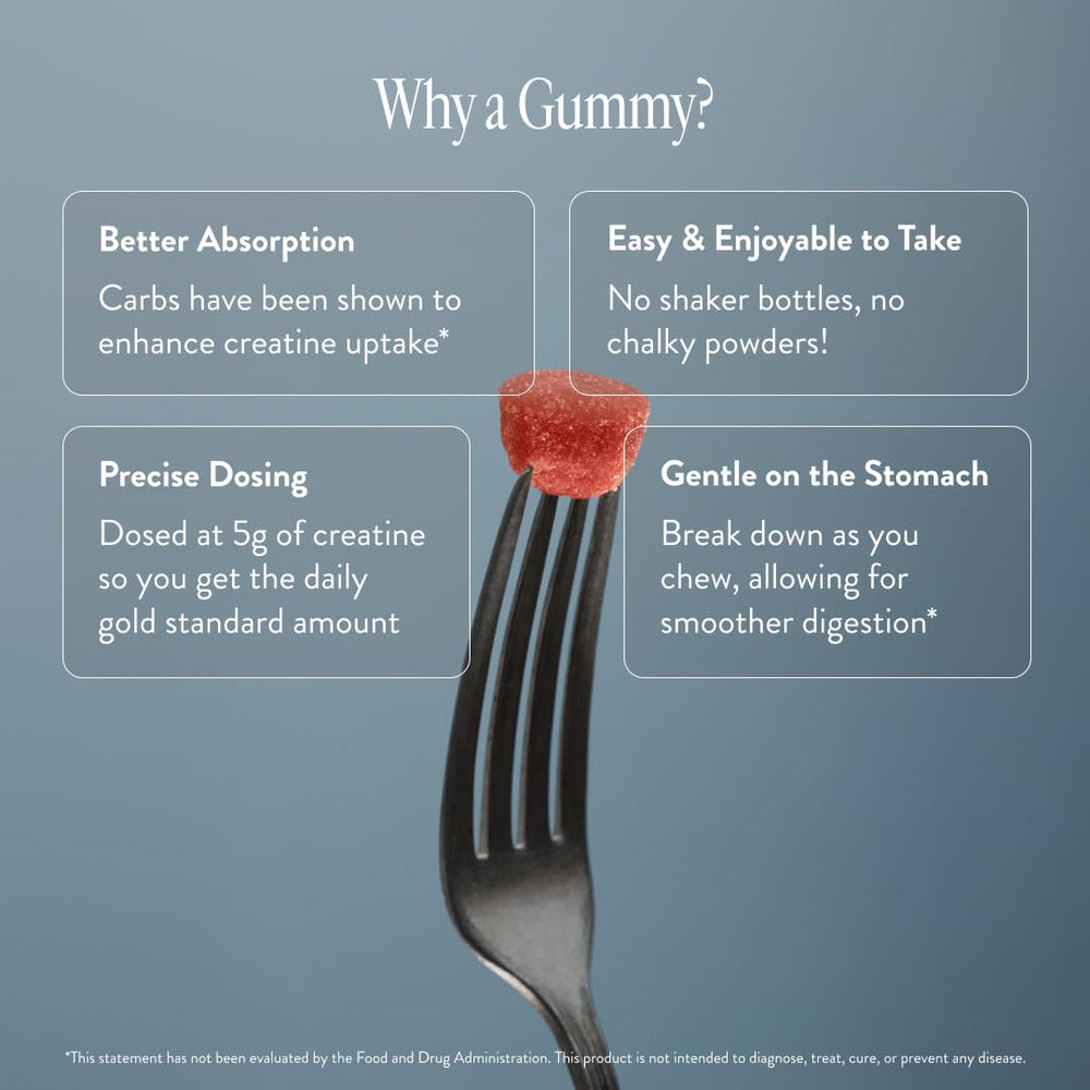 Arrae Tone Gummies shown as chewable alternative to pills for ease.