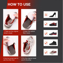 ARRIS Morton's Extension Insole in athletic shoes illustrates stability during sport movements.