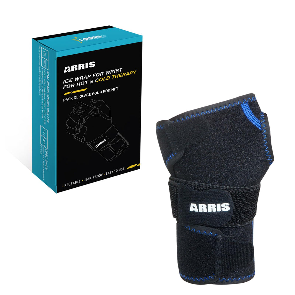ARRIS hand and wrist wrap supports swelling and minor injuries