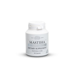 ART OF NATURE MASTIHA capsule bottle cap highlighting natural digestive support