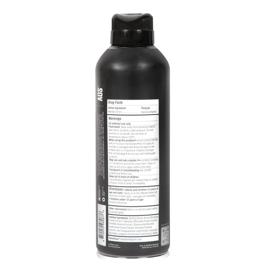 Art of Sport cooling menthol application highlights fast-acting sensation for muscle comfort.