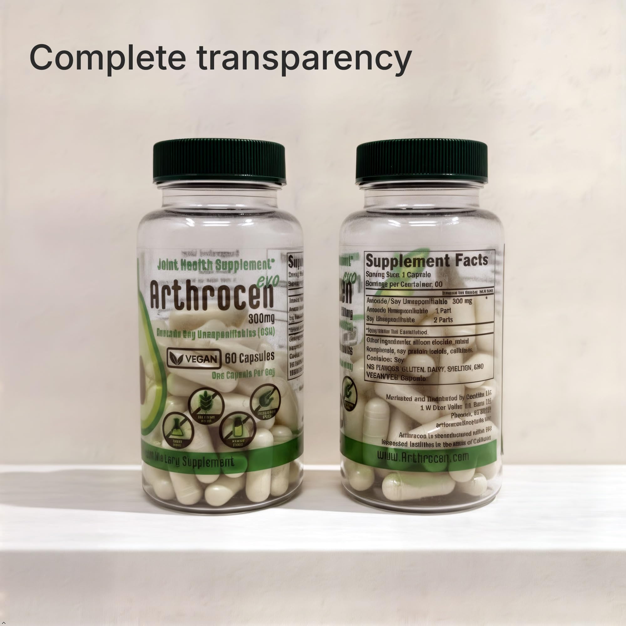 Daily capsule reminder of Arthrocen EVO ASU 300 mg for mobility.