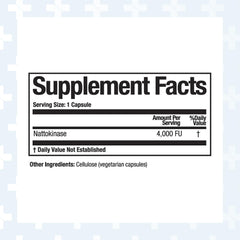 Nattovena capsules close-up highlighting 4,000 FUs per capsule