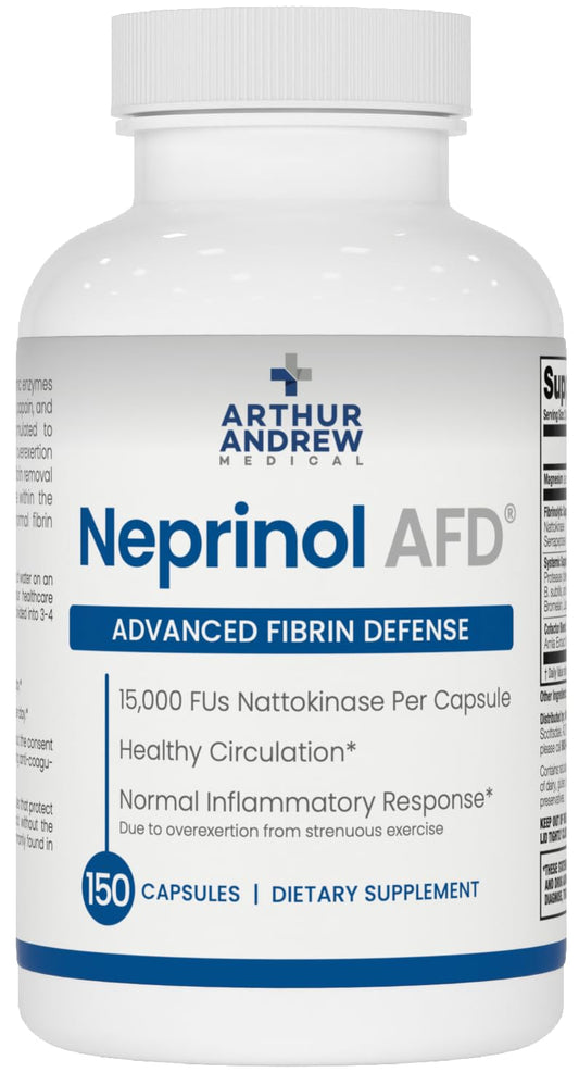 Neprinol AFD bottle front showing the product for daily enzyme support