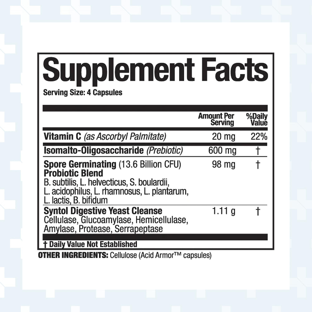 Syntol AMD bottle label highlighting 90 capsules and 3-in-1 formula.