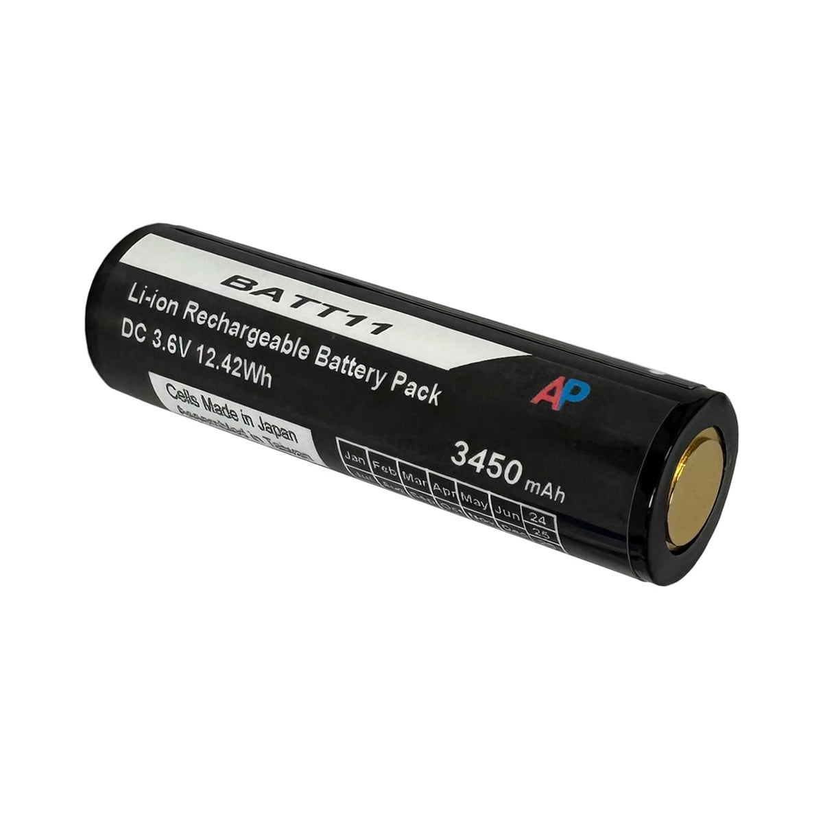 Artisan Power BP3400 battery front view for Welch Allyn Connex Pro improves uptime.