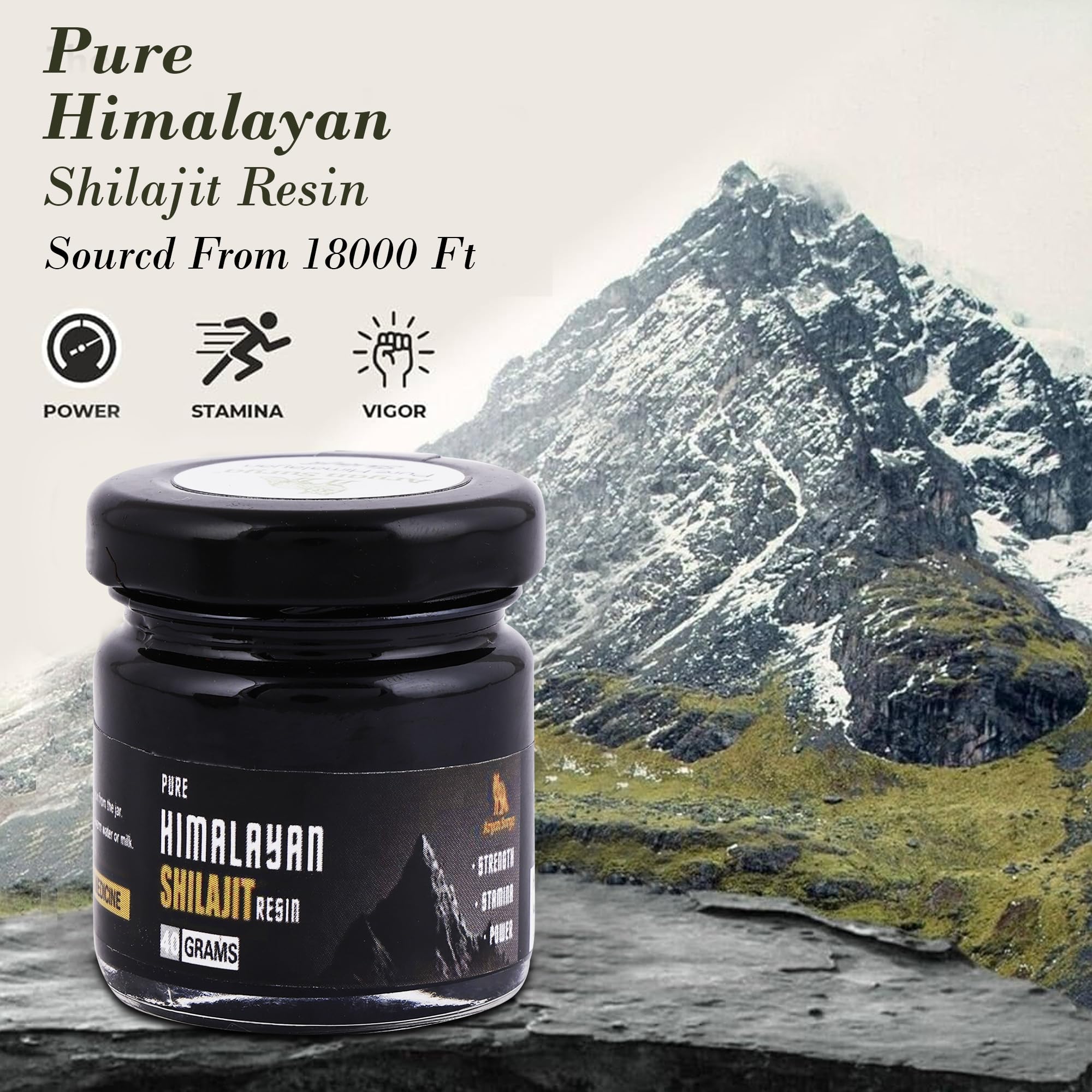 Aryan Surya Shilajit Resin measured dose for convenient daily routine