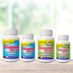 Arymar Diosmin Plus 500 calendar planning with weekly pill box for easy daily intake.