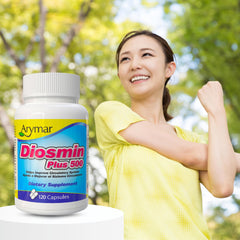 Arymar Diosmin Plus 500 label detail highlights dose information for informed daily use.