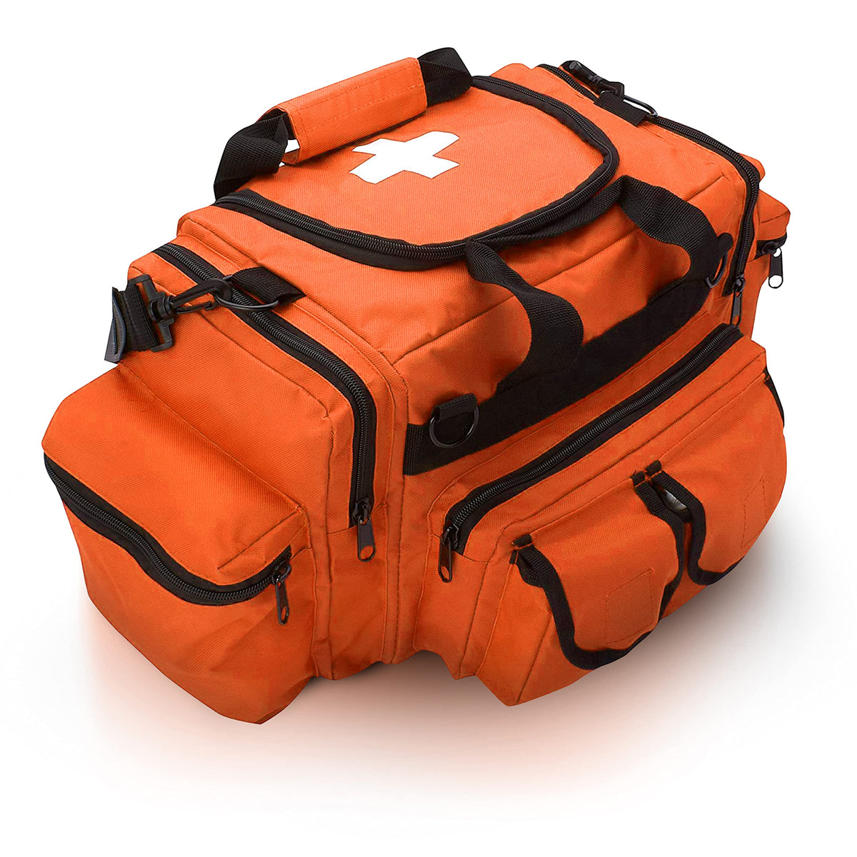 ASA TECHMED First Aid Responder bag orange front view for rapid EMS access