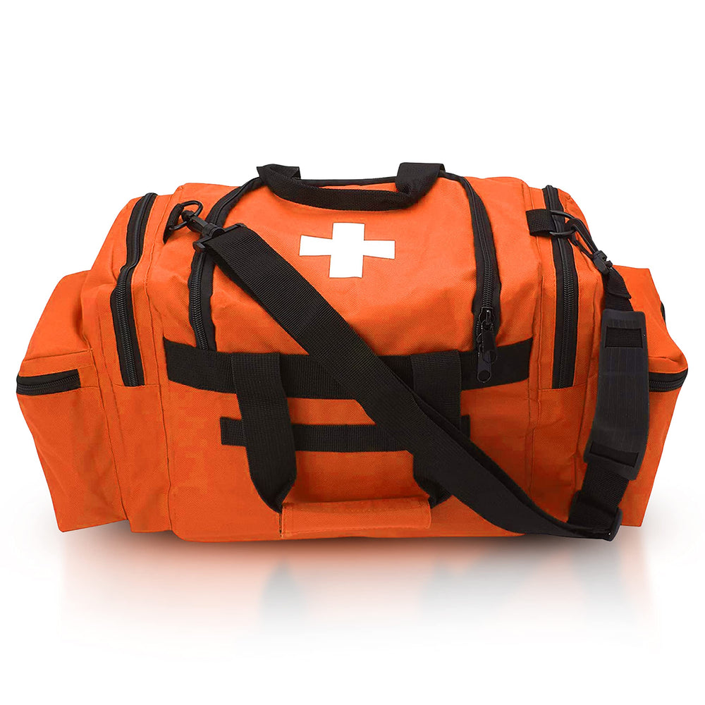 ASA TECHMED First Aid Responder bag orange removable organizer for clutter-free setup