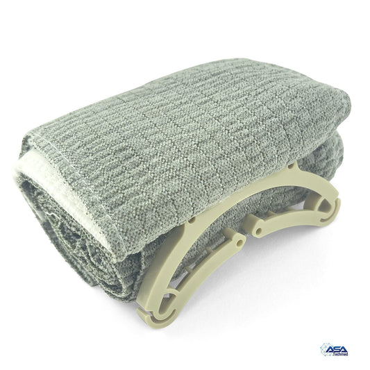 ASA TECHMED bandage ready for one-handed emergency use.