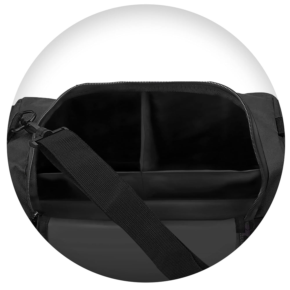 ASA TECHMED trauma bag deluxe black color conveys professional durability