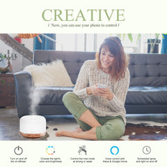 ASAKUKI diffuser app control interface for easy customization