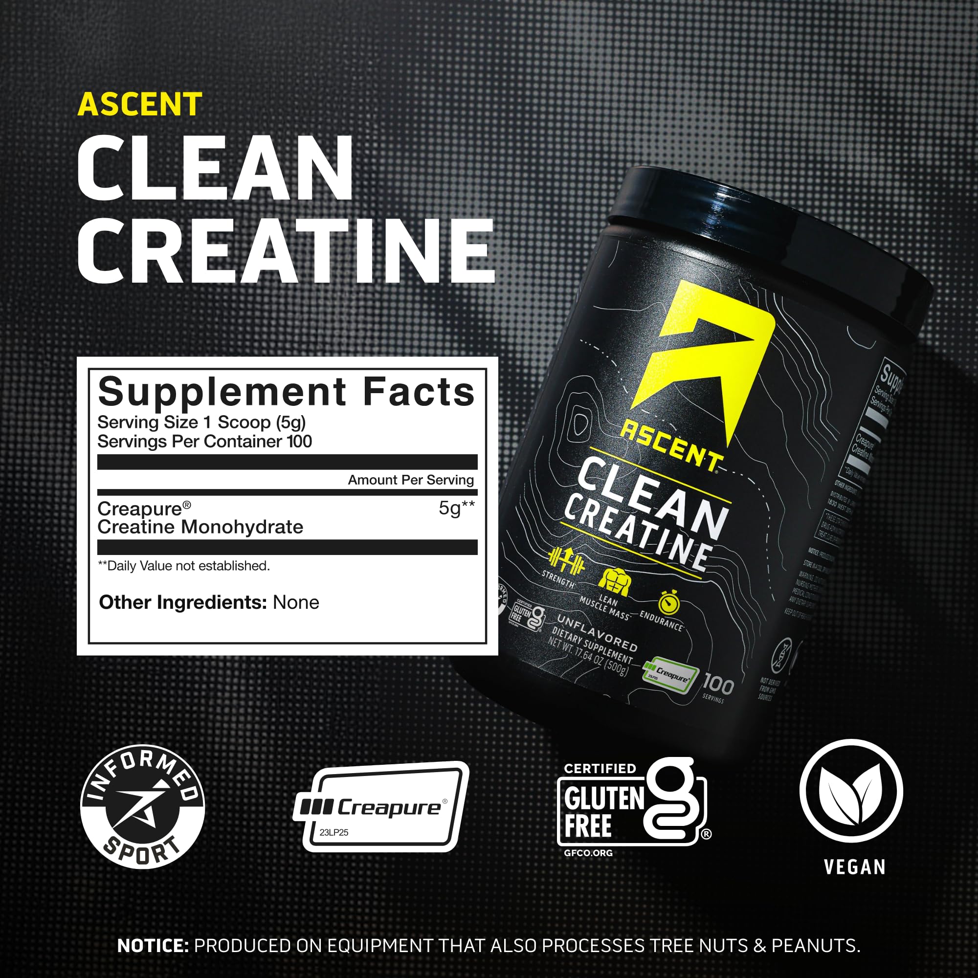 Athlete mixing Ascent creatine in a shaker for workouts