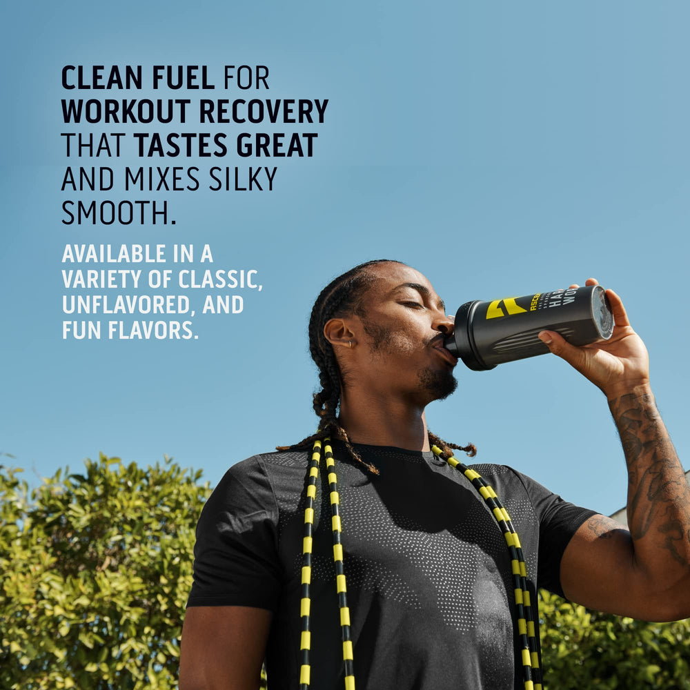 Ascent Whey Protein flavor focused packaging in kitchen suggests versatile shakes