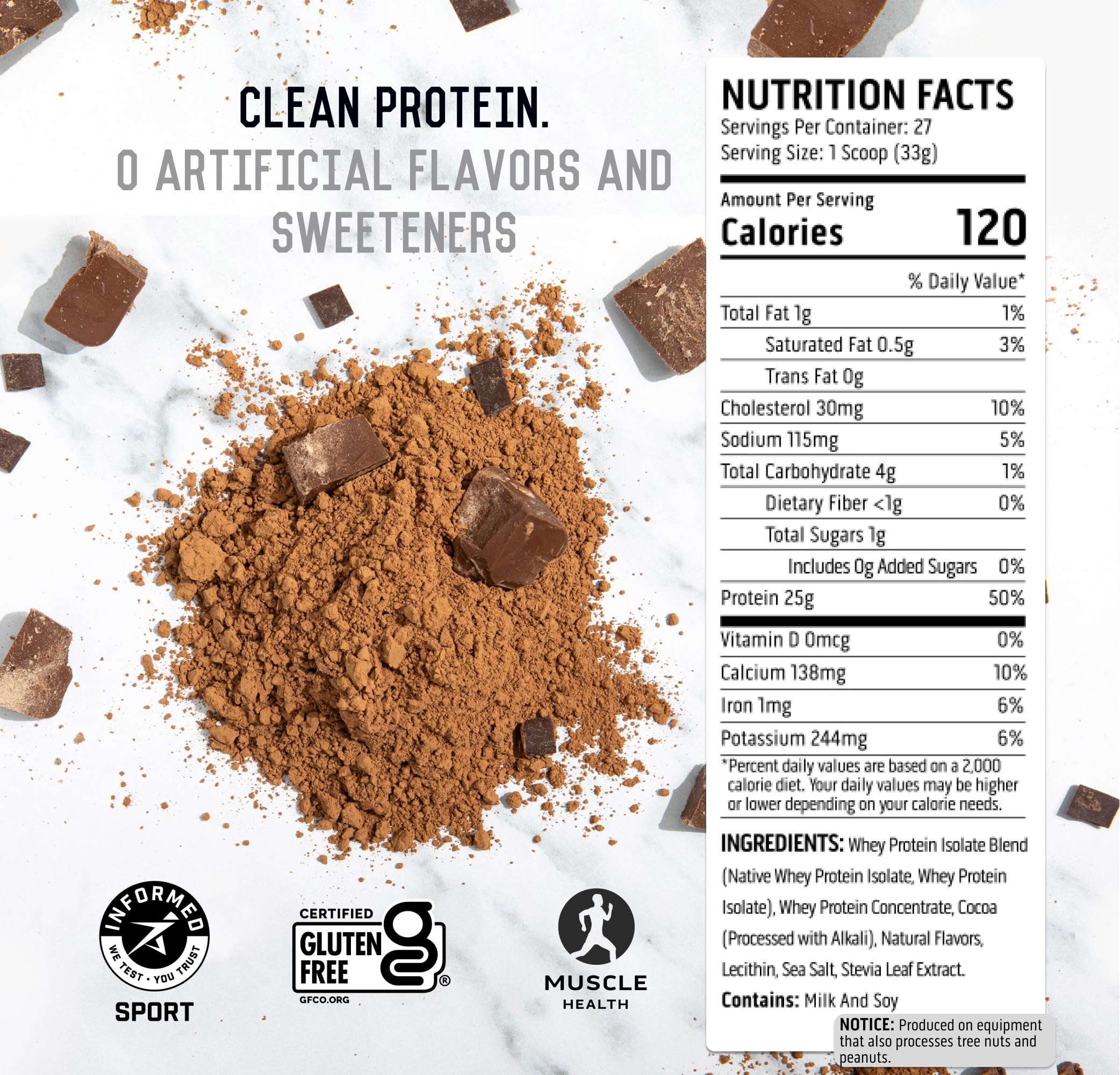 Ascent whey protein shaker for fast-digesting post-workout drinks.