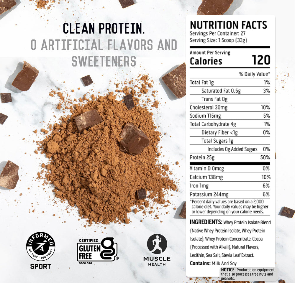 Ascent whey protein shaker for fast-digesting post-workout drinks.
