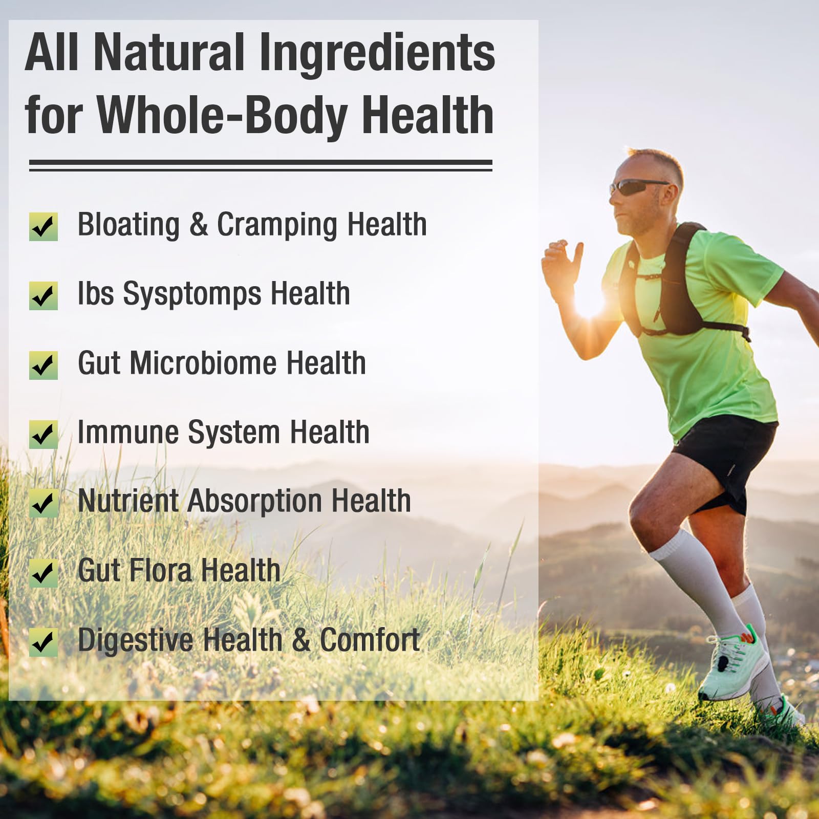 Ascuoli Probiotics organic herbs blend – plant fibers and herbs for digestive wellness.