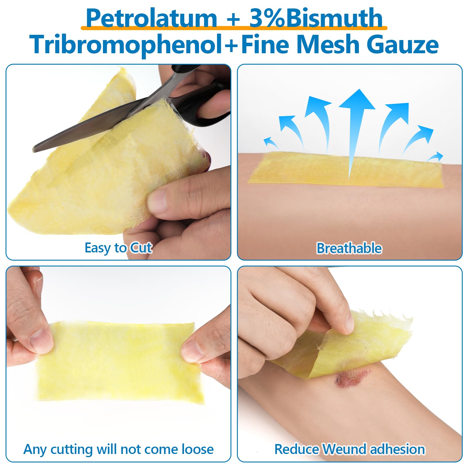 ASKIZ Sterile, individually wrapped dressings 5x9 for hygiene.