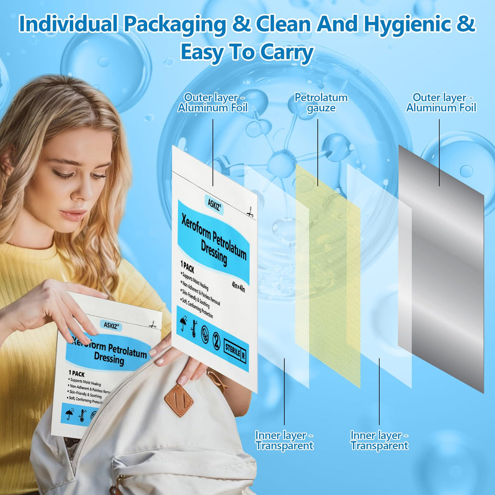 ASKIZ Surgical incision dressing 5x9 for versatile wound care.