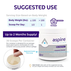 Aspire Nutrition Bio-Heal Pro+ pouring action demonstrates simple daily usage.