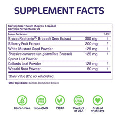 Aspire Nutrition Clear+ powder-scoop shown for convenient daily detox dosing