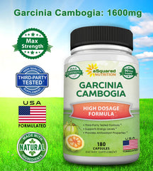 aSquared Nutrition 1600mg per serving label highlighting high-potency formula.