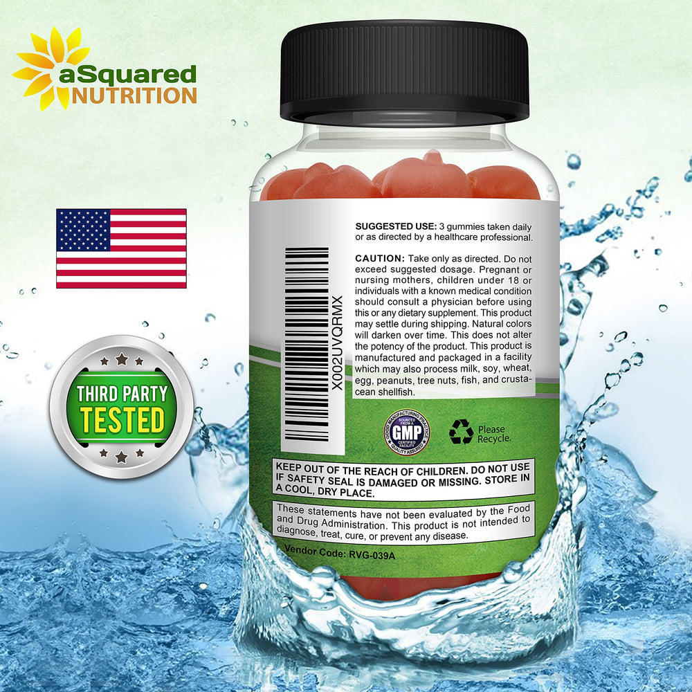 aSquared Nutrition ACV gummies demonstrating compatibility with digestion-focused routines.