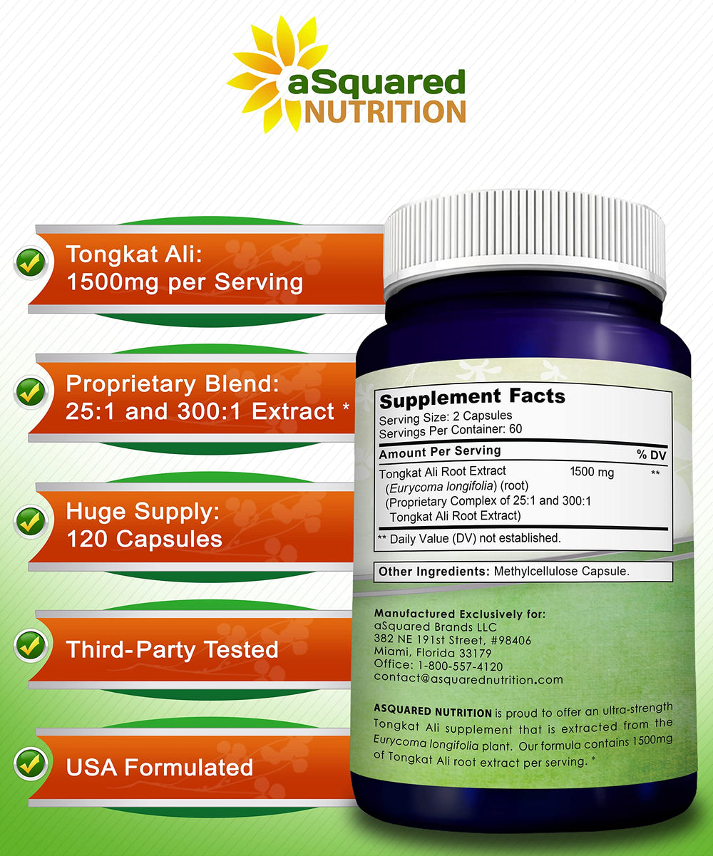 aSquared Nutrition capsules pouring from bottle for easy take.