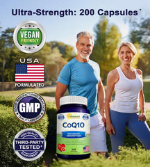 aSquared Nutrition CoQ10 label detail emphasizing clarity and ingredients