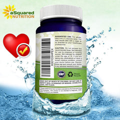 aSquared Nutrition CoQ10 sleek packaging on a clean surface.