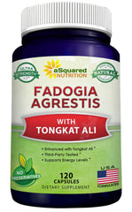 aSquared Nutrition fadogia agrestis bottle front for daily energy and endurance possibilities