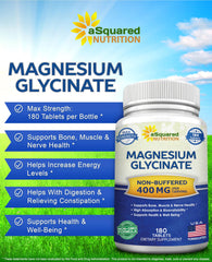 180-tablet bottle from aSquared Nutrition highlighting a three-month supply.