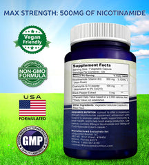 aSquared Nutrition Nicotinamide with CoQ10 bottle on desk conveys daily wellness routine