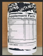 Assault Labs Wild Thing ingredients panel close-up focusing on muscle health support