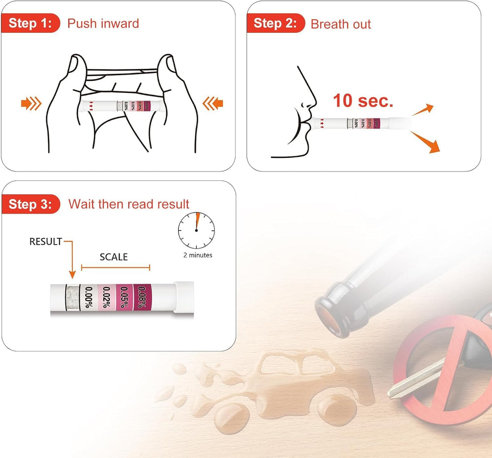 AssuTest compact portable design fits in a pocket for travel