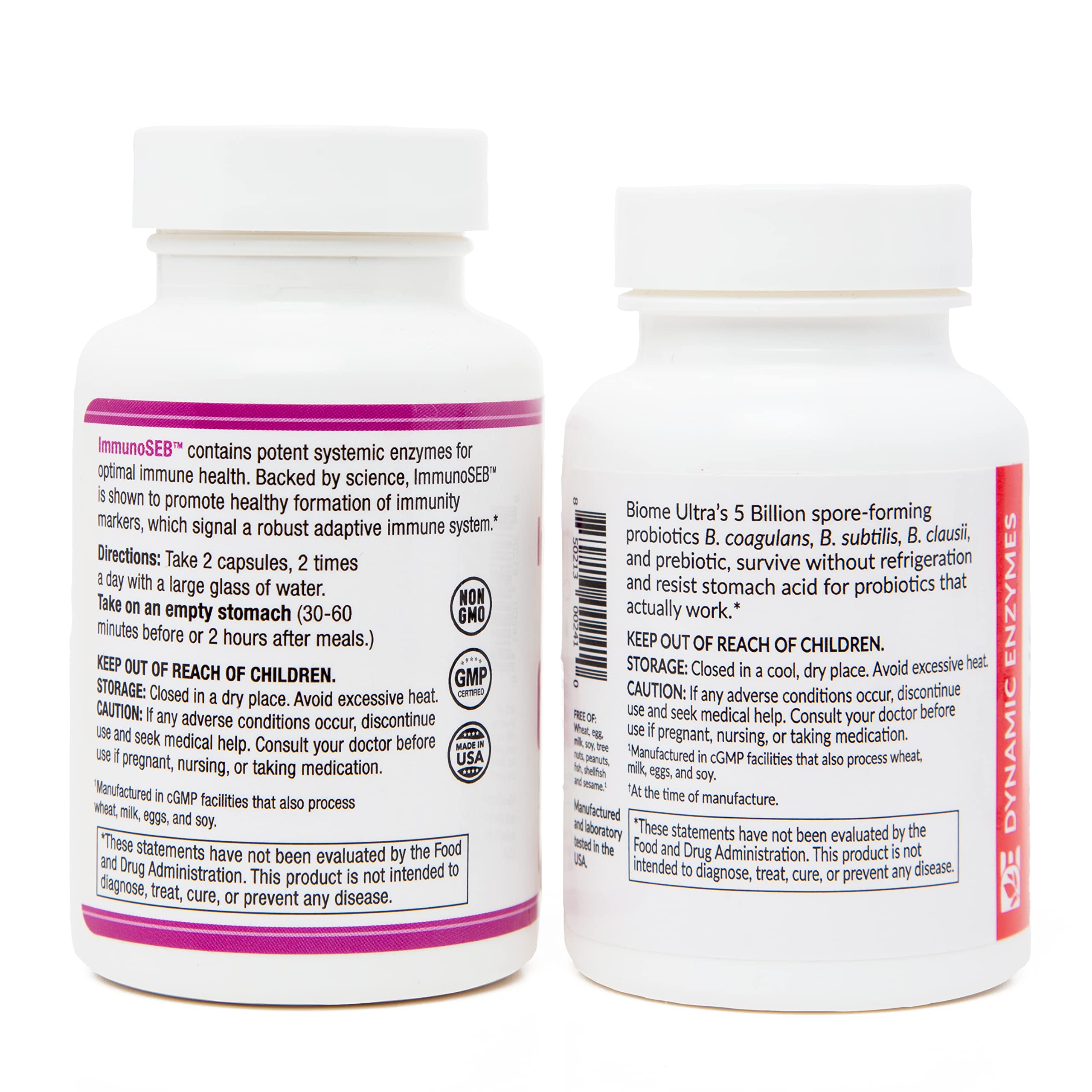 AST Enzymes Biome Ultra capsules pack highlighting gut balance support