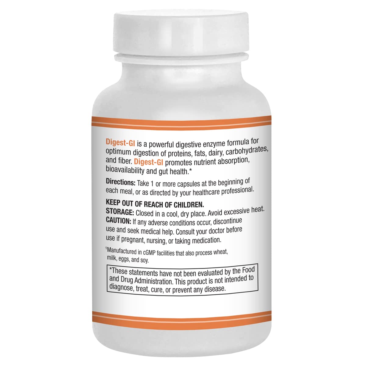 AST Enzymes Digest-GI capsules close-up highlighting vegetarian formula