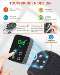 Astarexin knee brace adjustable strap fits different leg sizes for comfort.