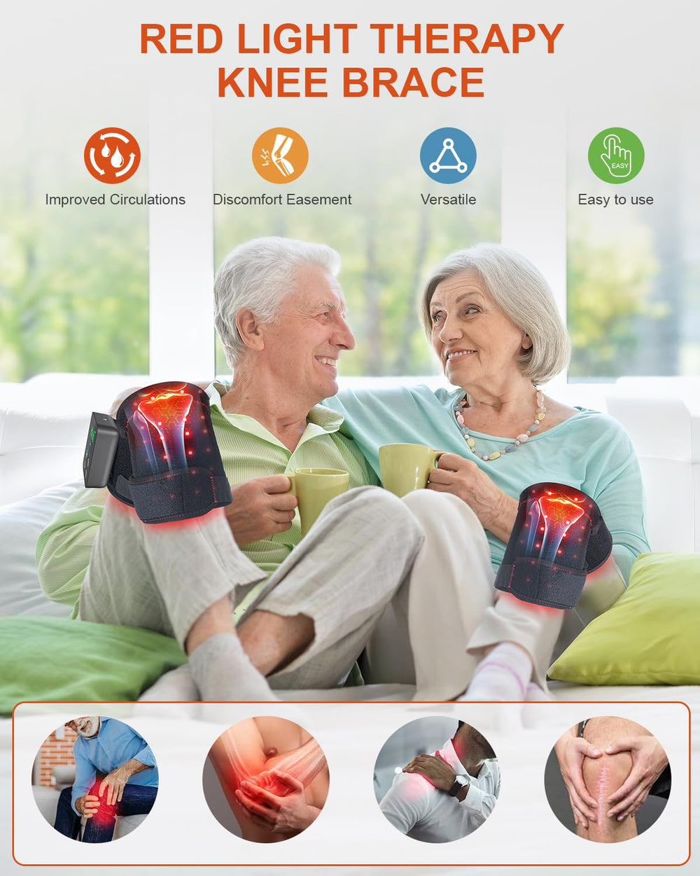 Astarexin red light pulse mode in action during a therapy session.
