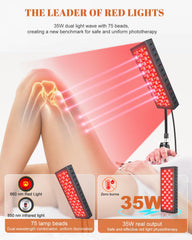 Astarexin 660nm red light beads close-up for skin-friendly therapy.