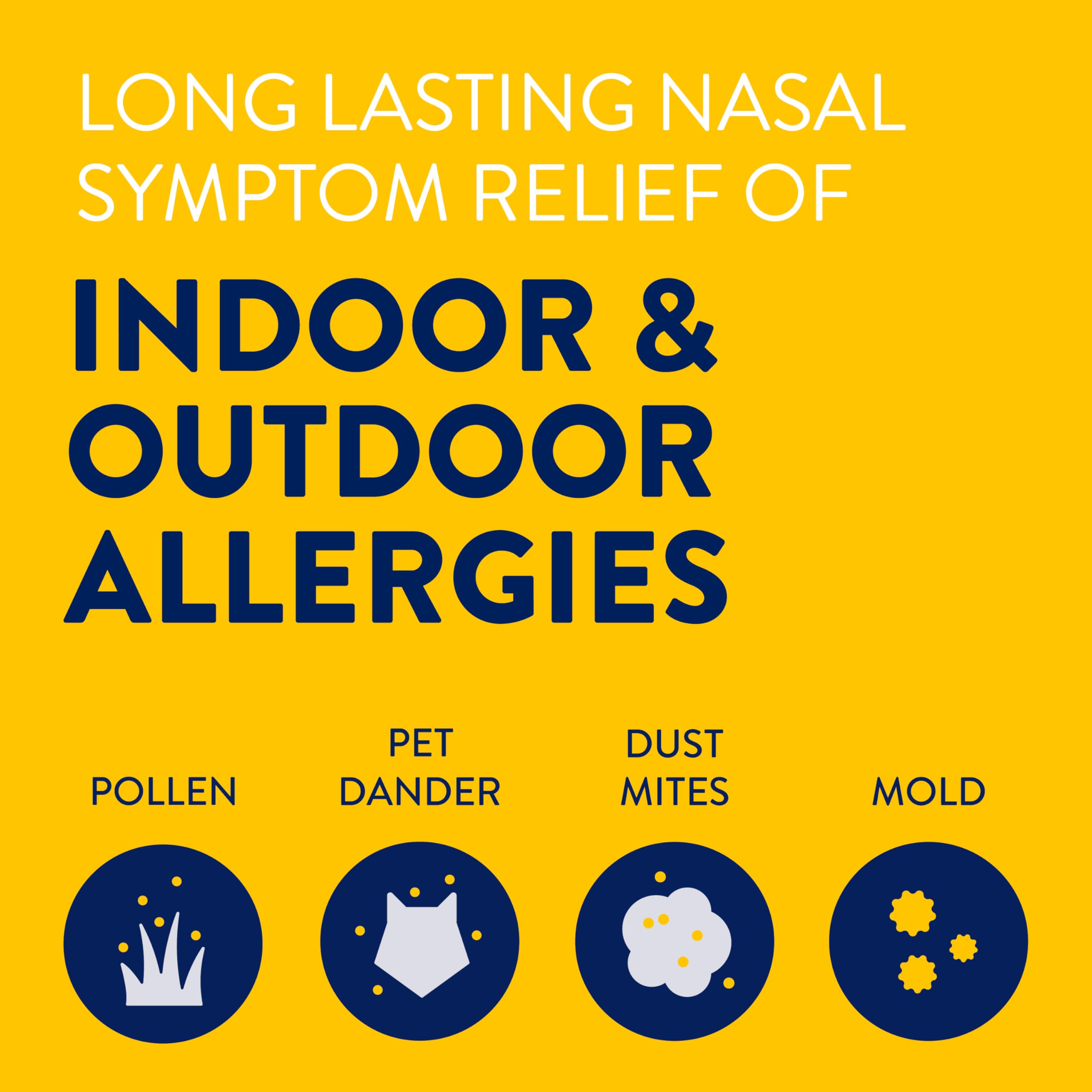 Mist dispersion from spray tip demonstrates even nasal coverage.