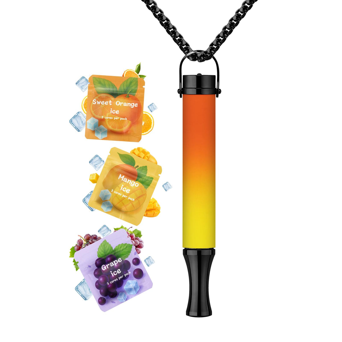 ASTOFLI breathing necklace with adjustable airflow for calm mindfulness
