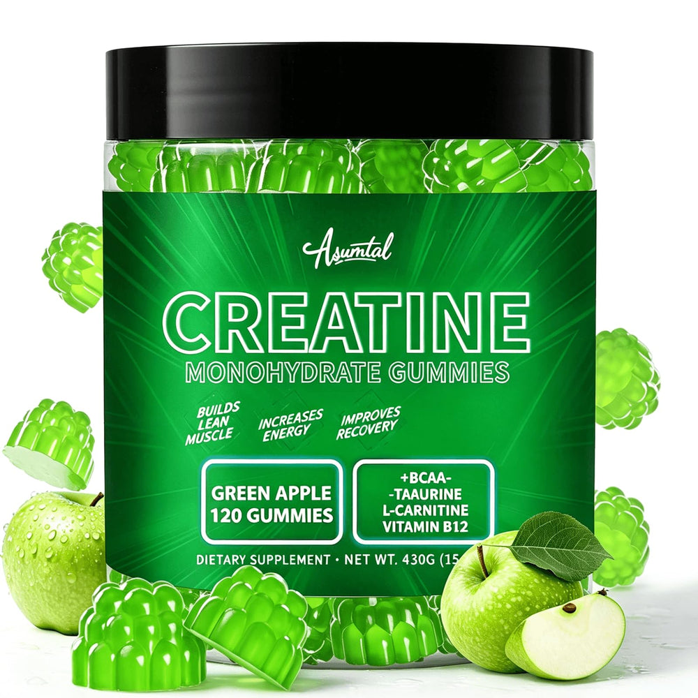 Asumtal gominolas de creatina, empaque práctico para entrenar