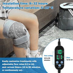 ASUNCELL soft knee pad offers comfortable contact during cold therapy.