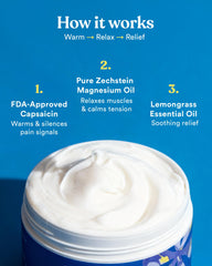ASUTRA Melt Pain Away fast-absorbing warmth helps with daily stiffness.